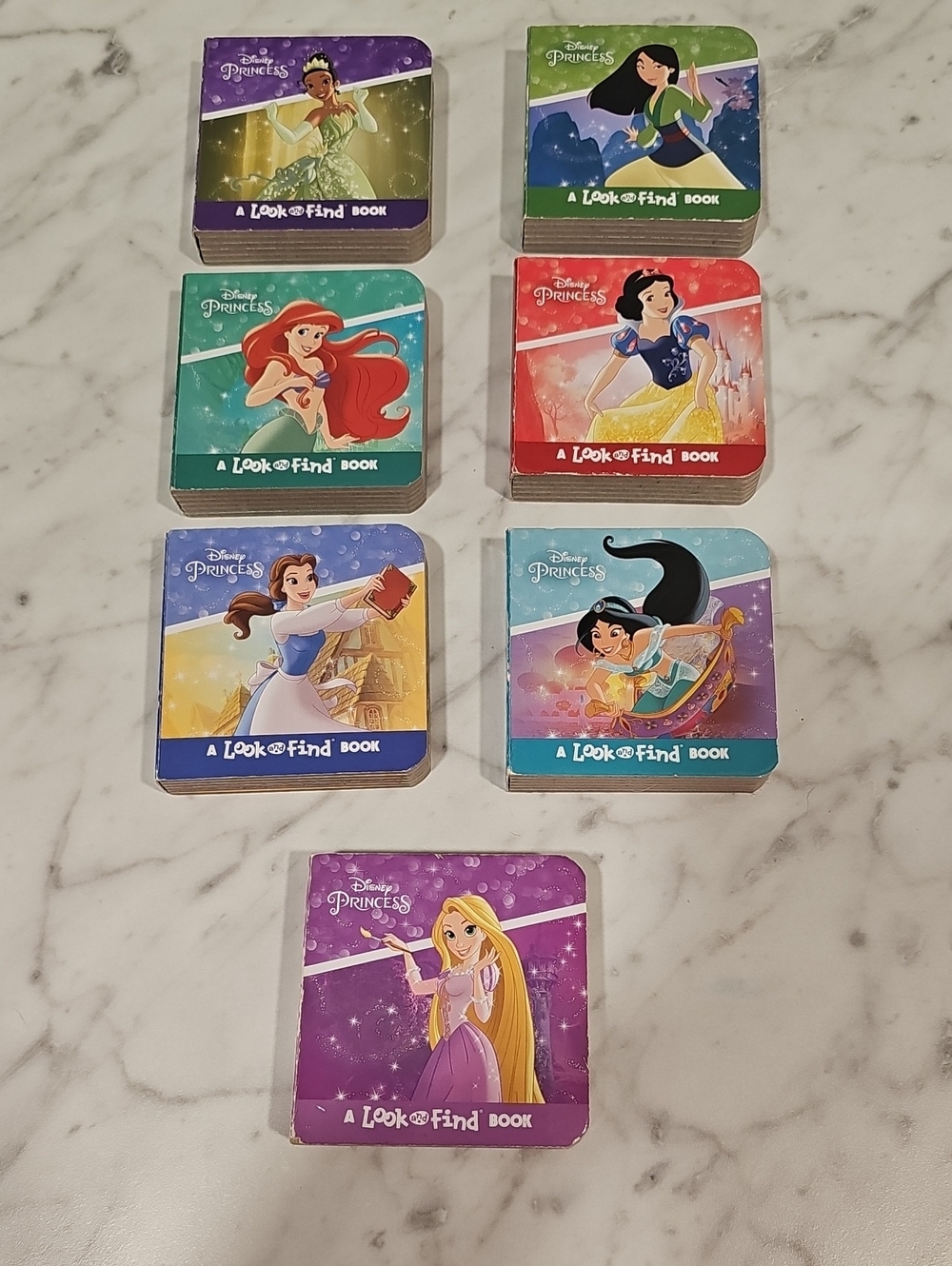 Disney Princess Mini Board Book Set - Colorful Characters